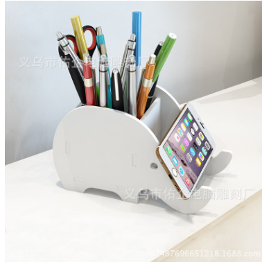 Holder-stand for phone and pencils ELEPHANT