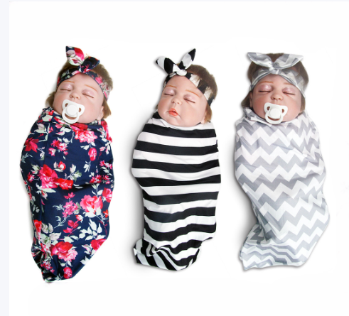 Cocoon diaper with headband