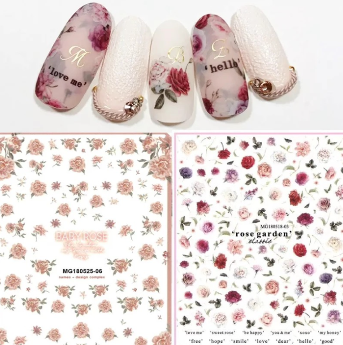 Nail Stickers "Flower Print"