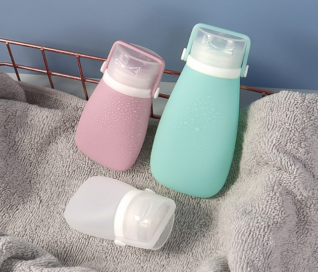 Travel silicone bottle for cosmetics, MIX