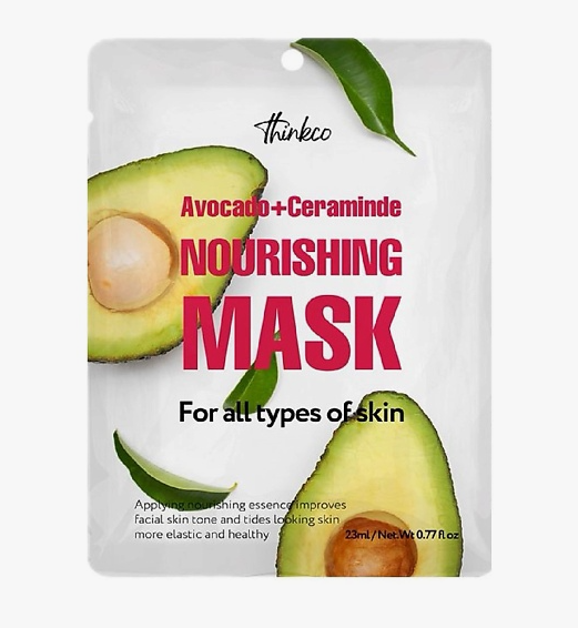 Thinkco Avocado & Ceramide Dry Relief Sheet Mask, 23ml