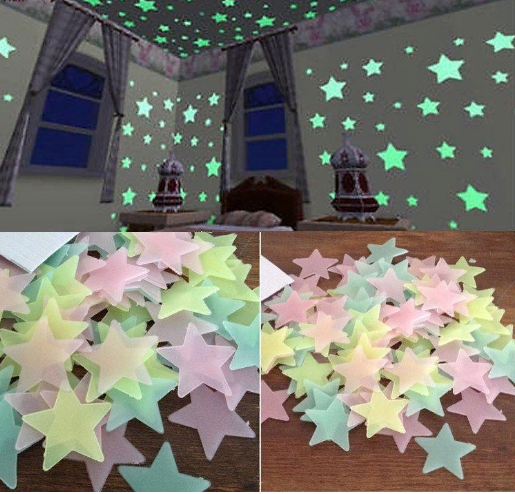 Set of 70 luminous stars