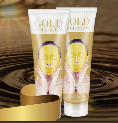 Collagen mask-film with gold ions "Gold Collagen"