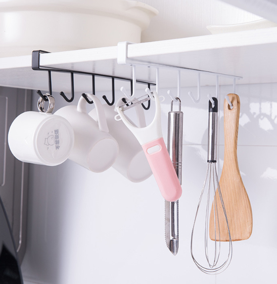 Hanging hanger with hooks for kitchen (1 pc.)