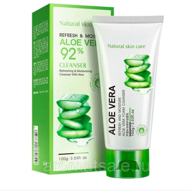 Aloe Vera Bioaqua Cleansing Foam, 100g.