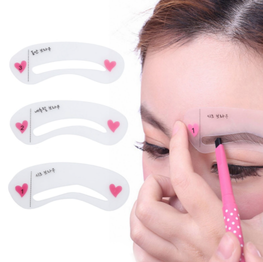 Eyebrow stencil (3 shapes)